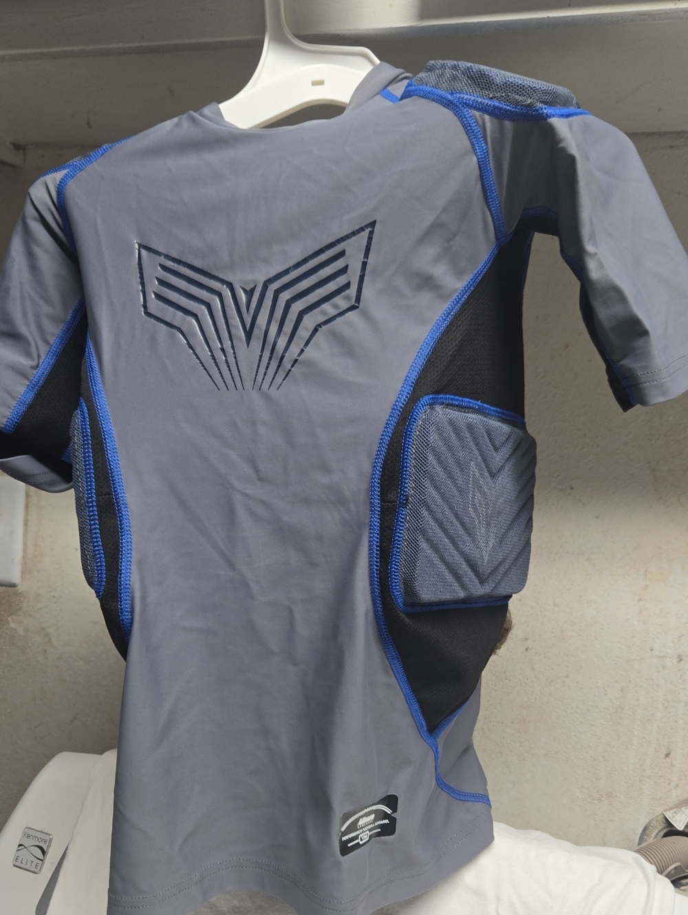 Kids Gray and Blue Protective Jersey